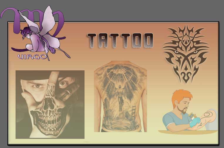 Virgo Tattoo, Zodiac Signs Tattoo.